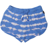 T2LOVE EASY RIB SHORT - BLUE TIE DYE