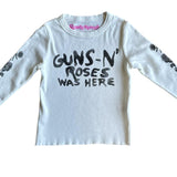 ROWDY SPROUT L/S RIB TEE - GUNS N' ROSES/ VINTAGE WHITE