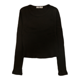 T2LOVE LONG SLEEVE THERMAL MEDIUM LENGTH - BLACK
