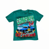 CALIFORNIAN VINTAGE T-SHIRT - GREEN/CHAMPIONS