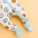 LITTLE ONE FOOTIE - ELECTRIC SMILEY