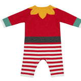 ANGEL DEAR ELF KNIT ROMPER - RED