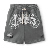 NUNUNU LA SWEATSHORT - WASHED GRAPHITE