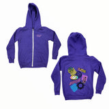 CALIFORNIAN VINTAGE PULLOVER HOODIE - PURPLE/BEACH CLUB