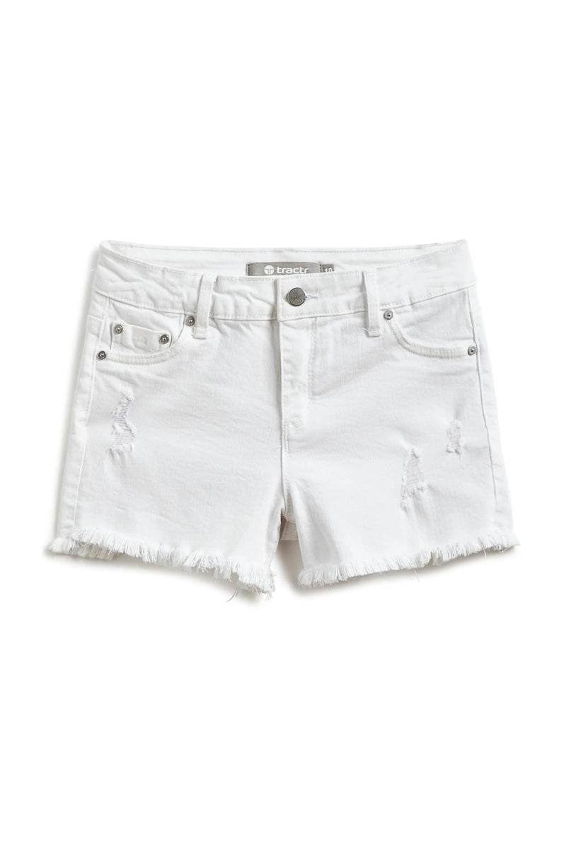 Tractr White Shorts (4-6x) main image 1