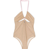 MC2 SAINT BARTH KINSLEY ONE PIECE- LUREX GOLD
