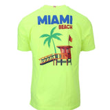MC2 SAINT BARTH T-SHIRT - NEON YELLOW MIAMI BEACH