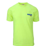 MC2 SAINT BARTH T-SHIRT - NEON YELLOW MIAMI BEACH
