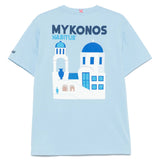 MC2 SAINT BARTH T-SHIRT - BLUE MYKONOS