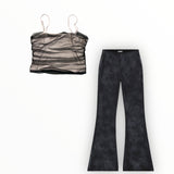 IF SO MESH TOP - BLACK