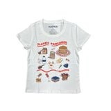 KATIE J TWEEN PANCAKES TEE - WHITE