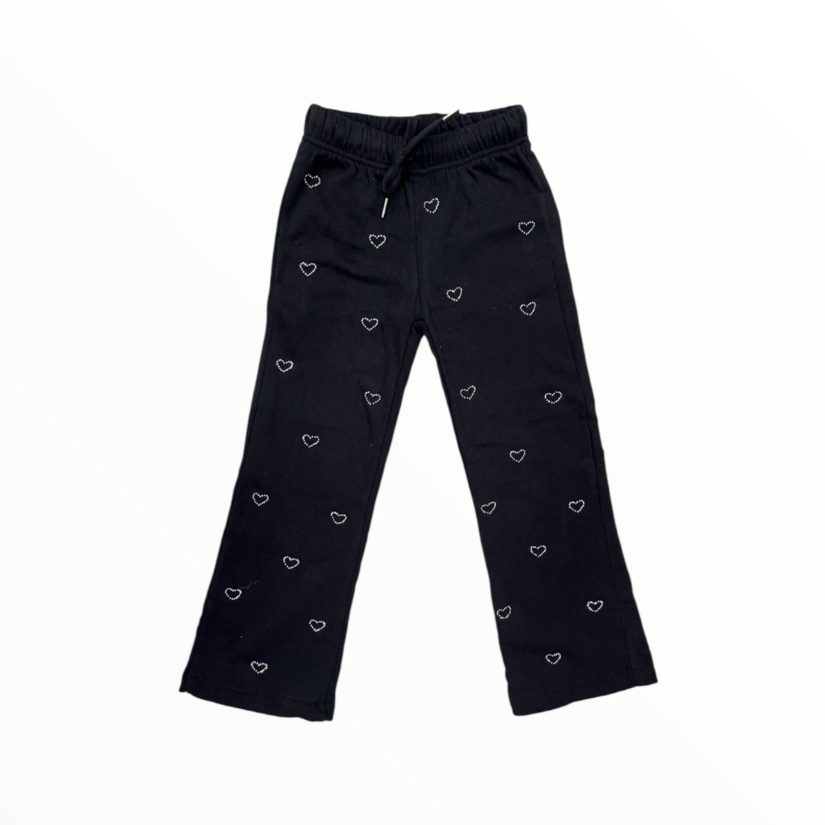 FLOWERS BY ZOE WIDE LEG SWEATPANT BLACK/CRYSTAL STARS – Meant