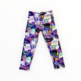DORI CREATIONS LEGGING - PURPLE CAMERA