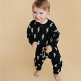 BOY JOGGER SET - BLACK BOLT