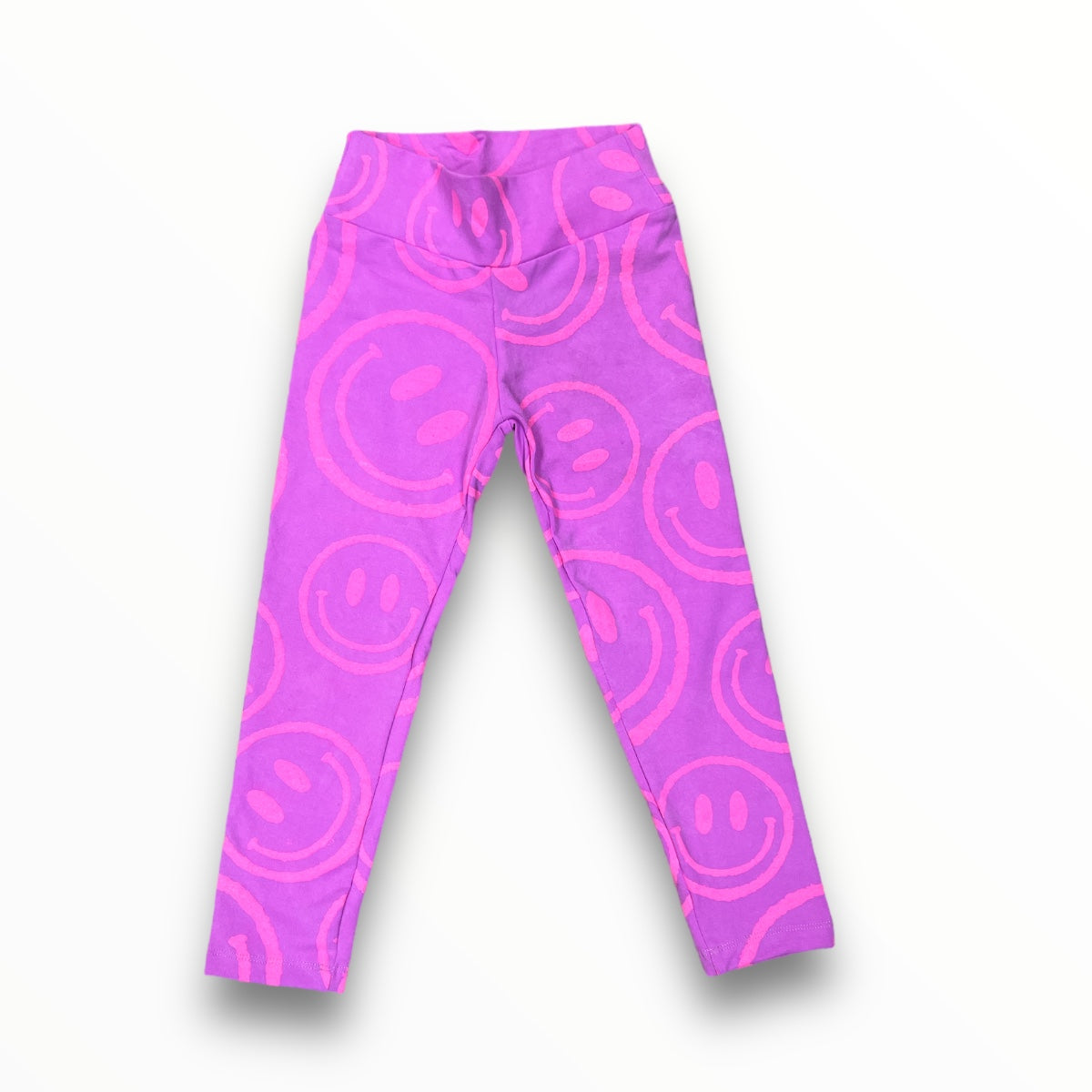 FLOWERS BY ZOE LEGGING PURPLE/PINK SMILEY Meant 2 Be