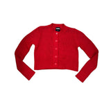 KATIE J TWEEN PIPER CARDIGAN -RED