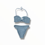MC2 SAINT KHLOE BIKINI - METALLIC CHARCOAL
