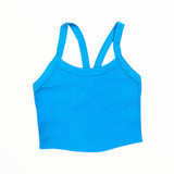 MALIBU SUGAR RACER BACK CROP TANK - 7-12