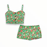KATIE J TWEEN TILLY TANK AND SHORT SET - PREPPY FLORAL
