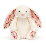 JELLYCAT BASHFUL BLOSSOM CREAM BUNNY BERRY - SMALL