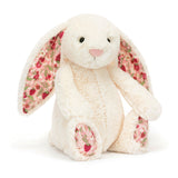 JELLYCAT BASHFUL BLOSSOM CREAM BUNNY BERRY - SMALL