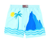 MC2 SAINT BARTH SWIM TRUNK - BLUE IBIZA