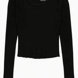 KATIE J TWEEN CAMDEN LONG SLEEVE - BLACK