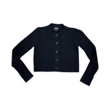 KATIE J TWEEN PIPER CARDIGAN - BLACK