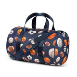TOP TRENZ SPORTS CANVAS DUFFLE BAG - NAVY