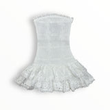 KATIE J TWEEN MELINA DRESS - WHITE