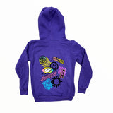 CALIFORNIAN VINTAGE PULLOVER HOODIE - PURPLE/BEACH CLUB