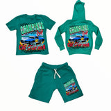 CALIFORNIAN VINTAGE T-SHIRT - GREEN/CHAMPIONS