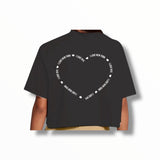 PRINCE PETER CROP T-SHIRT - BLACK NYC