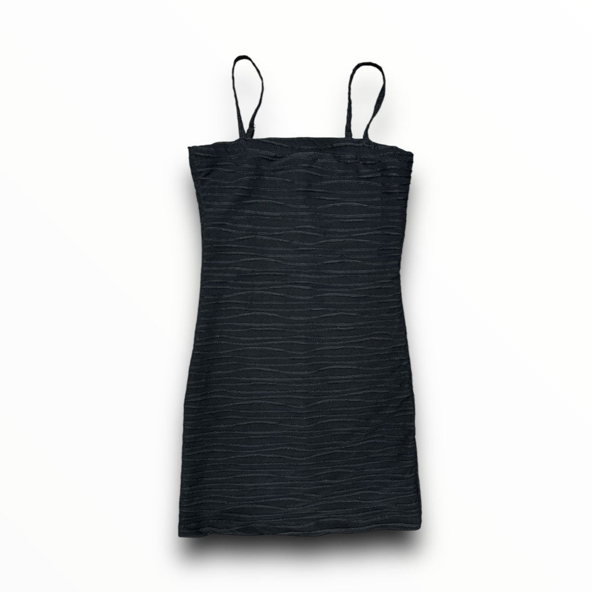 black dress with neon straps THE CORSET DRESS WITH NEON CORDS