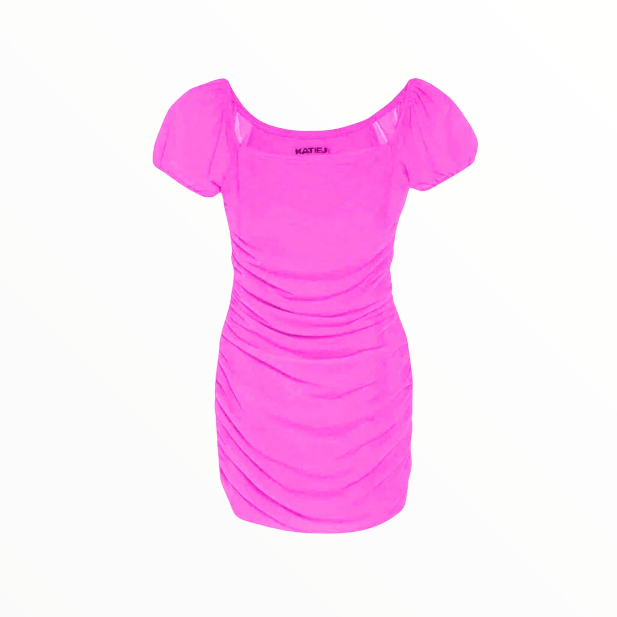TWEEN ANYA SOLID DRESS Hot Pink / XL (14) TWEEN ANYA SOLID DRESS Hot Pink / XL (14)