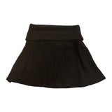 T2LOVE DRAWSTRING SKORT - BLACK