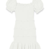 KATIE J TWEEN LAILA DRESS - WHITE