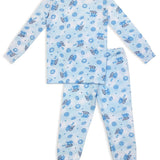 ESME BOYS LONG SLEEVE CREW PAJAMA - BLUE HANNUKAH