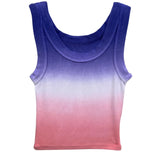 KATIE J LIVI DIP DYE TANK - LILAC/BABY PINK (TWEEN AND JUNIOR)