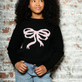 KATIE J TWEEN MAGGIE SWEATER - BLACK