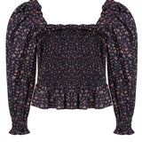 KATE J. TWEEN MIKAELA TOP AND POSIE SKIRT SET - MIDNIGHT DITSY