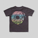 MUNSTER LADDER TEE - SOFT BLACK