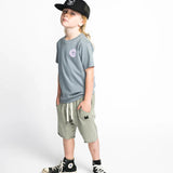 MUNSTER SLACKER SHORT - WASHED GREY