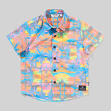 MUNSTER CRAZYPINES SHIRT - FLURO PALM