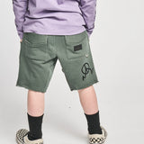 MUNSTER BRANDED SHORT - OCEAN GREEN