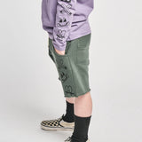 MUNSTER BRANDED SHORT - OCEAN GREEN