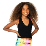 MALIBU SUGAR RACER BACK CROP TANK - 7-12