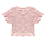 KATIE J TWEEN MAIZIE STRETCH TEE - BABY PINK