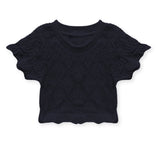 KATIE J TWEEN MAIZIE STRETCH TEE - BLACK