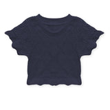 KATIE J TWEEN MAIZIE STRETCH TEE - NAVY